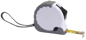 Tasma pomiarowa, ELEMENTAL, 3m, szary/biały