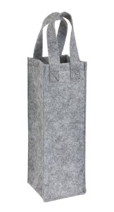 Filcowa torba na butelkę, CABERNET, szara