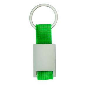 Brelok do kluczy z metalową plakietką