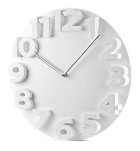 Zegar biały