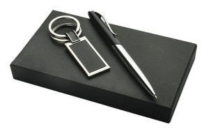 Zestaw upominkowy (długopis, brelok)