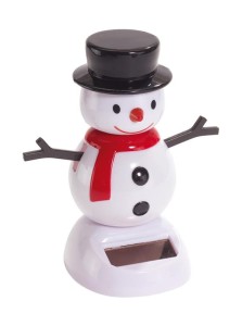 Solarna figurka, FROST, biały