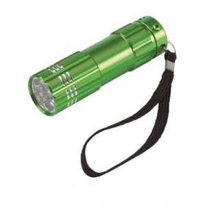 Latarka LED, POWERFUL, zielony