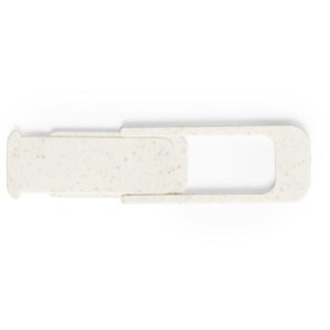 Zasłona na kamerę internetową ze słomy pszenicznej