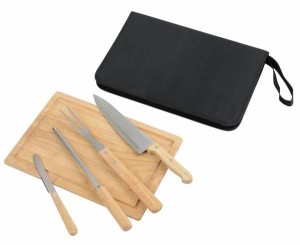 DESKA ZE SZTUĆCAMI BEST BBQ, BRĄZOWY, SREBRNY