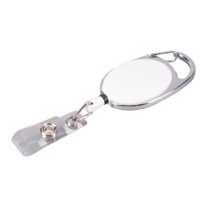 Ski-pass z karabińczykiem, biały R08008.06