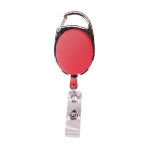 Ski-pass z karabińczykiem, czerwony R08008.08