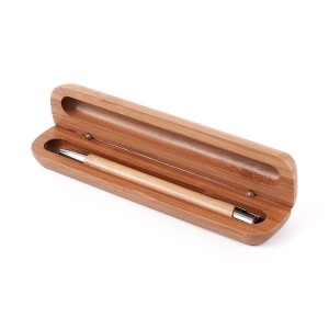 Długopis Vizela w bambusowym etui, brązowy R01070.10