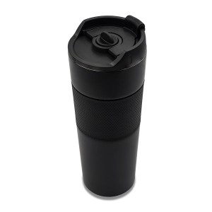 Kubek termiczny z french press Aspet 450 ml, czarny R08191.02