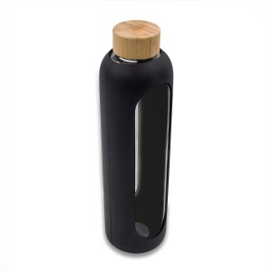 Butelka ze szkła borokrzemowego Richmond 1100 ml, czarny R08187.02