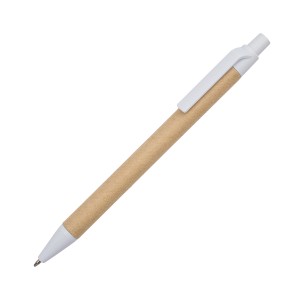 Długopis Mixy, biały/brązowy R73387.06