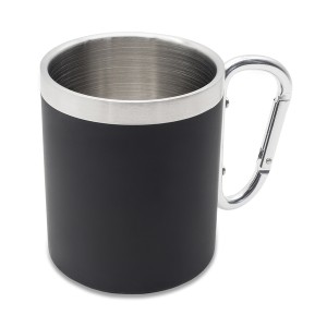 Kubek stalowy Magaro 300 ml, czarny R08463.02