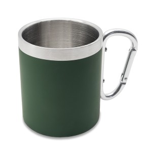Kubek stalowy Magaro 300 ml, ciemny zielony R08463.51