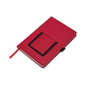 Notes z kieszonką na telefon Eibar, czerwony R64248.08