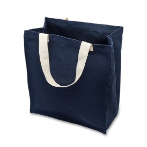 Torba z bawełny 340 g/m2 Lisburn, granatowy R08482.42