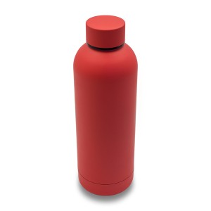 Butelka termiczna Mendoza 500 ml, czerwony R08192.08