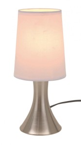 Lampa, TOUCH ME, srebrny/biały