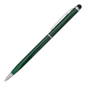 Długopis aluminiowy Touch Tip, ciemny zielony R73408.51