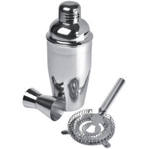 3-częściowy, metalowy zestaw do drinków 'messina'