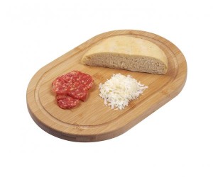 Deska do krojenia, BAMBOO-ROUND, brązowy