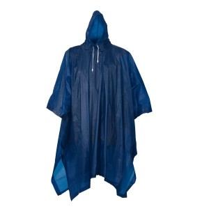 Rowerowe poncho, KEEP DRY, niebieski