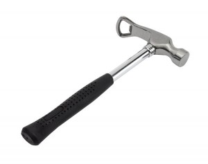 Młotek, CLOCK OFF, srebrny/czarny