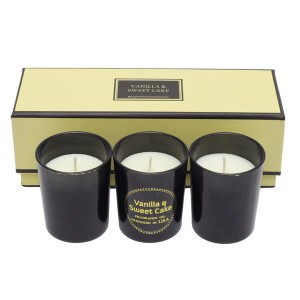 Zestaw świec zapachowych, beżowy R17478