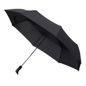 Składany parasol sztormowy Vernier, czarny R07945.02