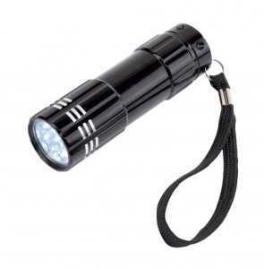 Latarka LED, POWERFUL, czarny