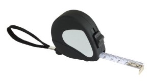 Miara, 5m, WORKER, srebrny/czarny