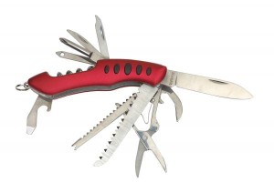 Scyzoryk, BIG R., czerwony-srebrny