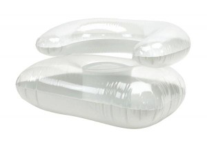 Fotel nadmuchiwany, SEASIDE, biały