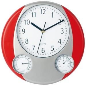 Zegar na ścianę, stacja pogodowa